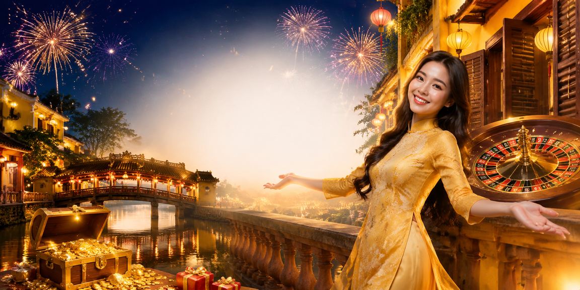 Người chơi thưởng thức trò chơi trong lễ hội Hội An với tinh thần vui vẻ và có kiểm soát